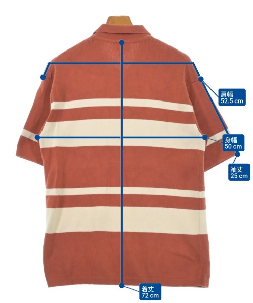 LACOSTE（ラコステ）ポロシャツ オレンジ サイズ:3(M位) メンズ/2200628403087