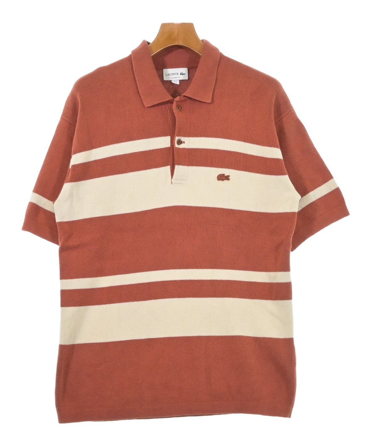 LACOSTE（ラコステ）ポロシャツ オレンジ サイズ:3(M位) メンズ 