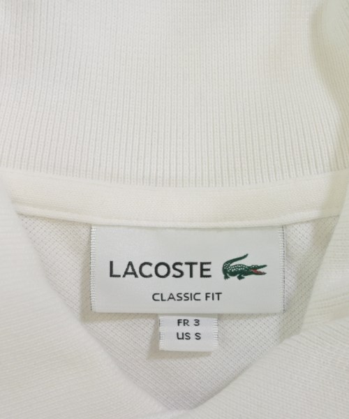 LACOSTE（ラコステ）ポロシャツ 白 サイズ:S メンズ/2200628963048