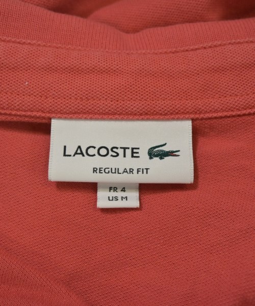 LACOSTE（ラコステ）ポロシャツ 赤 サイズ:4(L位) メンズ/2200616823026