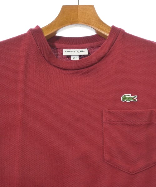 LACOSTE（ラコステ）Tシャツ・カットソー 赤 サイズ:3(M位) メンズ/2200617913078