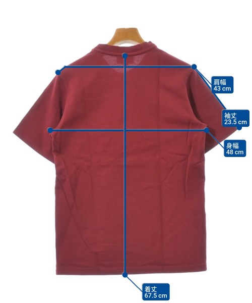 LACOSTE（ラコステ）Tシャツ・カットソー 赤 サイズ:3(M位) メンズ/2200617913078