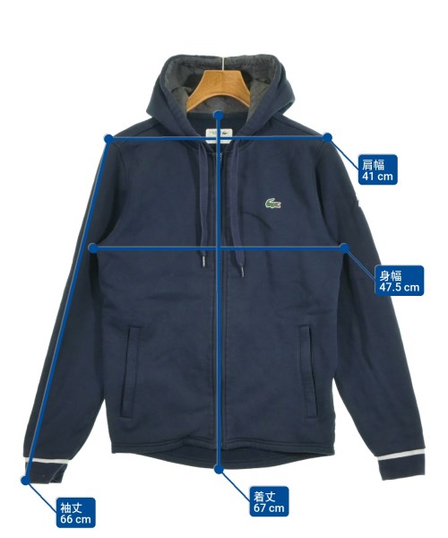 LACOSTE（ラコステ）パーカー 紺 サイズ:3(M位) メンズ/2200614045376