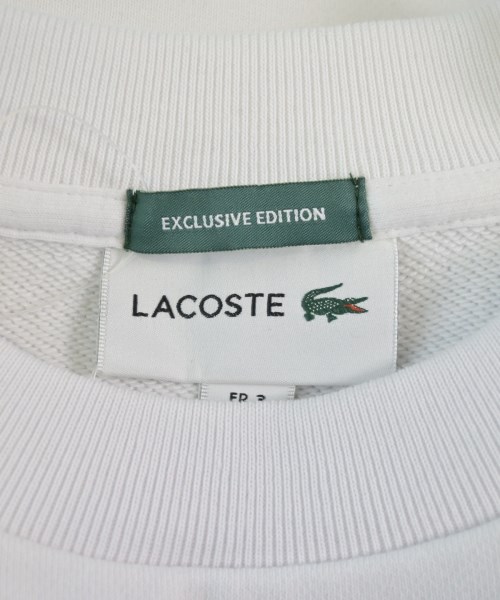 LACOSTE（ラコステ）スウェット 白 サイズ:3(M位) メンズ/2200621667035