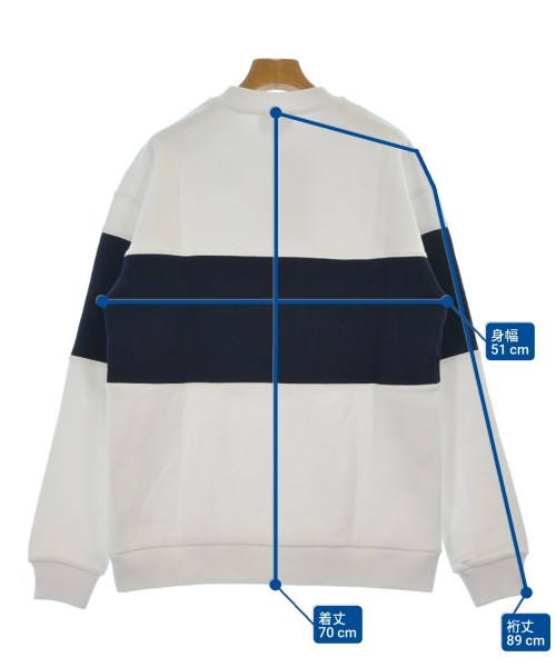 LACOSTE（ラコステ）スウェット 白 サイズ:3(M位) メンズ/2200621667035
