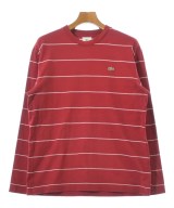 LACOSTE（ラコステ）Tシャツ・カットソー 赤 サイズ:4(L位) メンズ/2200627697241