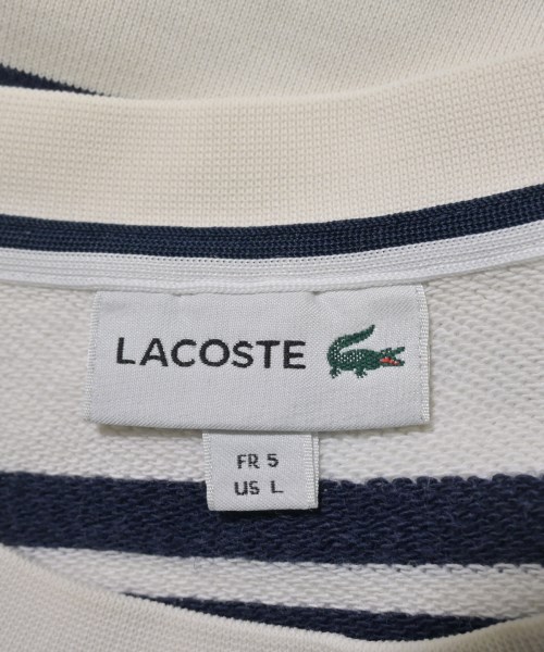 LACOSTE（ラコステ）スウェット 白 サイズ:5(XL位) メンズ/2200627697319