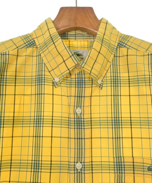 LACOSTE（ラコステ）カジュアルシャツ 黄 サイズ:4(L位) メンズ/2200627697340