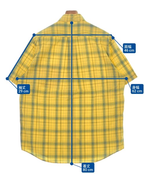 LACOSTE（ラコステ）カジュアルシャツ 黄 サイズ:4(L位) メンズ/2200627697340