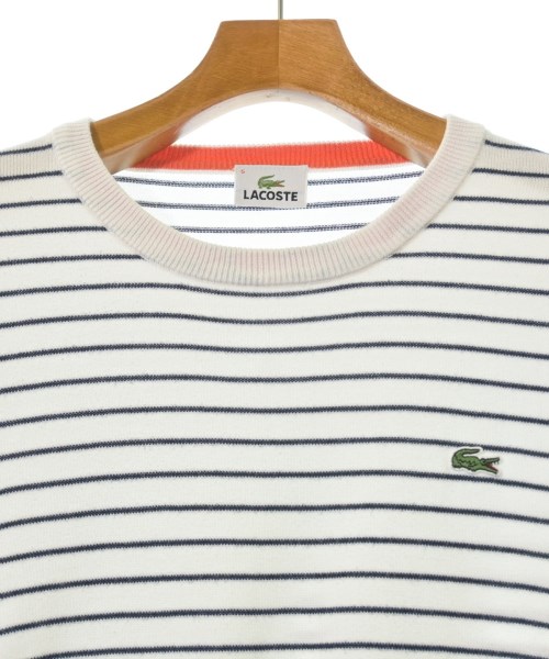 LACOSTE（ラコステ）ニット・セーター 白 サイズ:5(XL位) メンズ/2200627697623