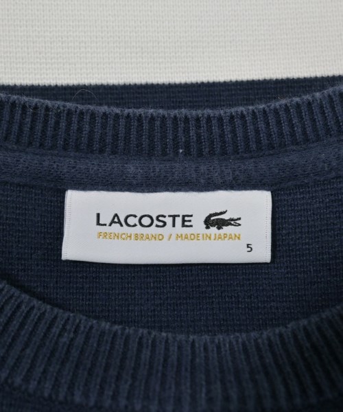 LACOSTE（ラコステ）ニット・セーター 紺 サイズ:5(XL位) メンズ/2200627697654