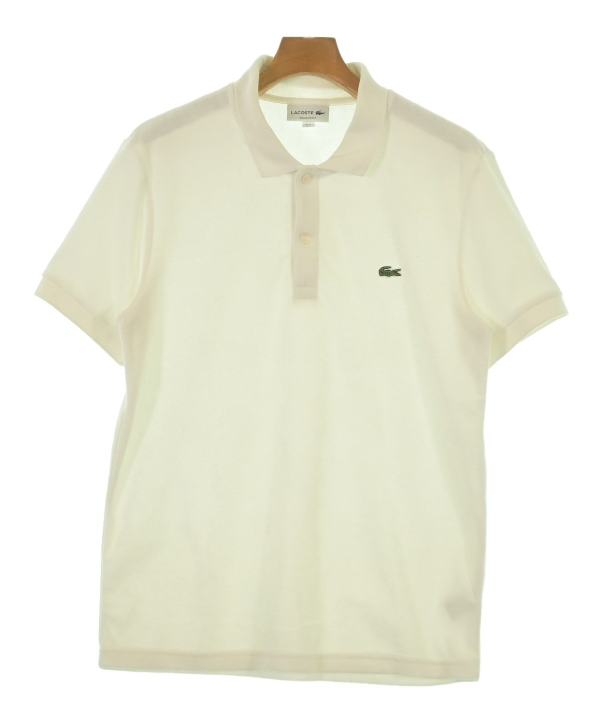 LACOSTE（ラコステ）ポロシャツ 白 サイズ:M メンズ/2200632800025
