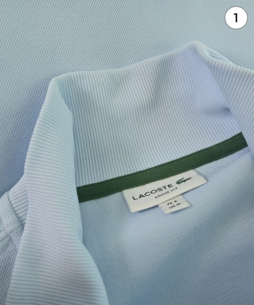 LACOSTE（ラコステ）Tシャツ・カットソー 青 サイズ:M メンズ/2200632800407