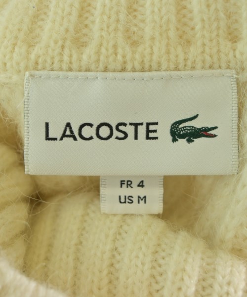 LACOSTE（ラコステ）ニット・セーター 白 サイズ:4(L位) メンズ/2200604549181