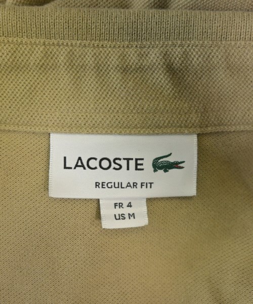 LACOSTE（ラコステ）ポロシャツ ベージュ サイズ:4(L位) レディース/2200607399066
