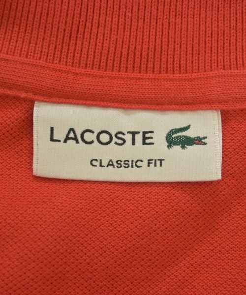 LACOSTE（ラコステ）ポロシャツ 赤 サイズ:S メンズ/2200607320077