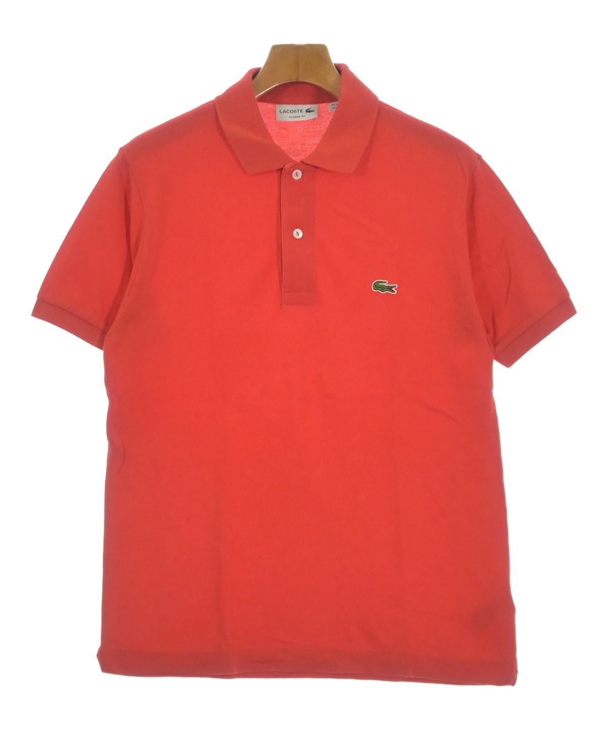 LACOSTE（ラコステ）ポロシャツ 赤 サイズ:S メンズ/2200607320077