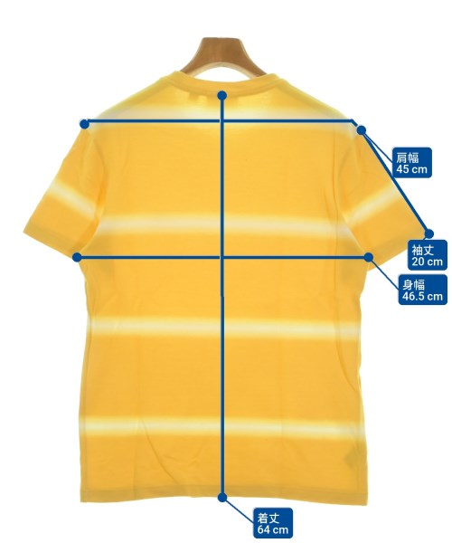 LACOSTE（ラコステ）Tシャツ・カットソー 黄 サイズ:S メンズ/2200607320084
