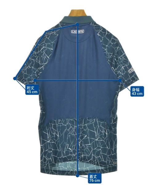 LACOSTE（ラコステ）ポロシャツ 紺 サイズ:3(M位) メンズ/2200610839030