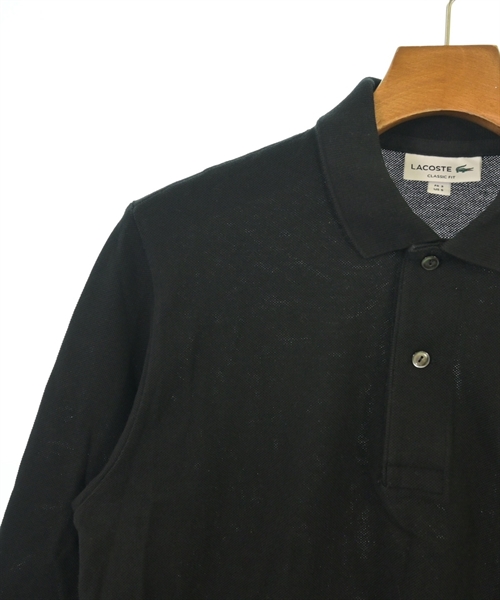 LACOSTE（ラコステ）ポロシャツ 黒 サイズ:3(M位) メンズ/2200610137440