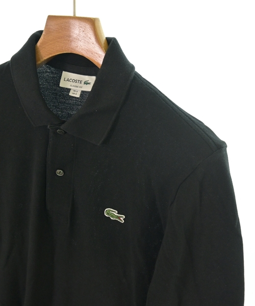 LACOSTE（ラコステ）ポロシャツ 黒 サイズ:3(M位) メンズ/2200610137440