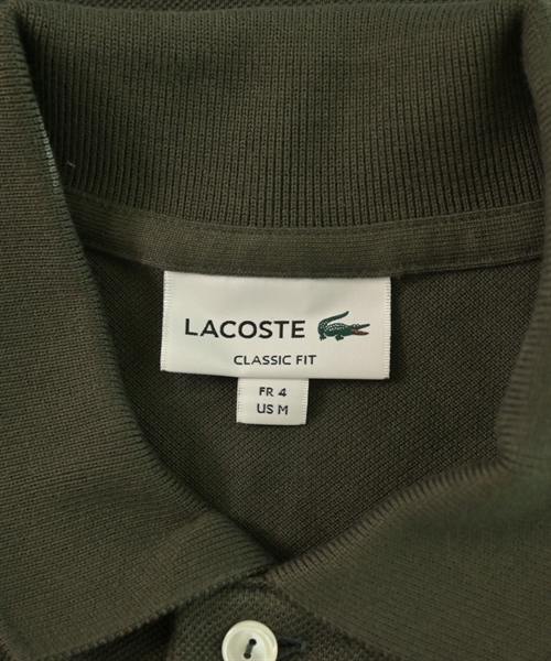 LACOSTE（ラコステ）ポロシャツ カーキ サイズ:4(L位) メンズ/2200610137464