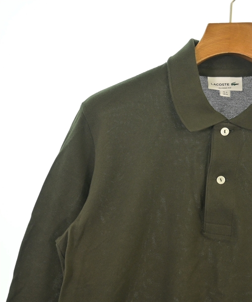 LACOSTE（ラコステ）ポロシャツ カーキ サイズ:4(L位) メンズ/2200610137464