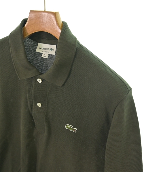 LACOSTE（ラコステ）ポロシャツ カーキ サイズ:4(L位) メンズ/2200610137464