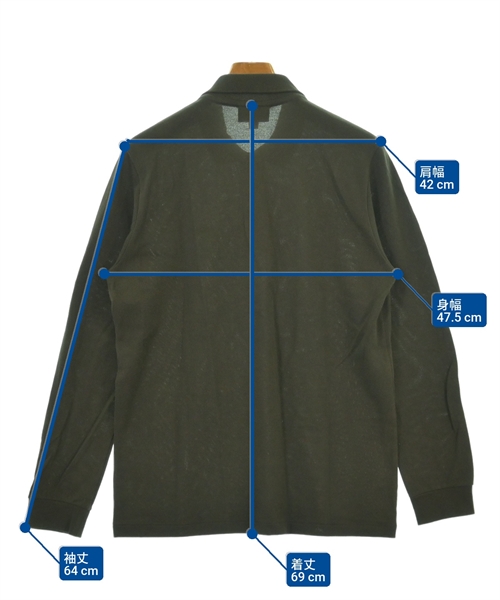 LACOSTE（ラコステ）ポロシャツ カーキ サイズ:4(L位) メンズ/2200610137464