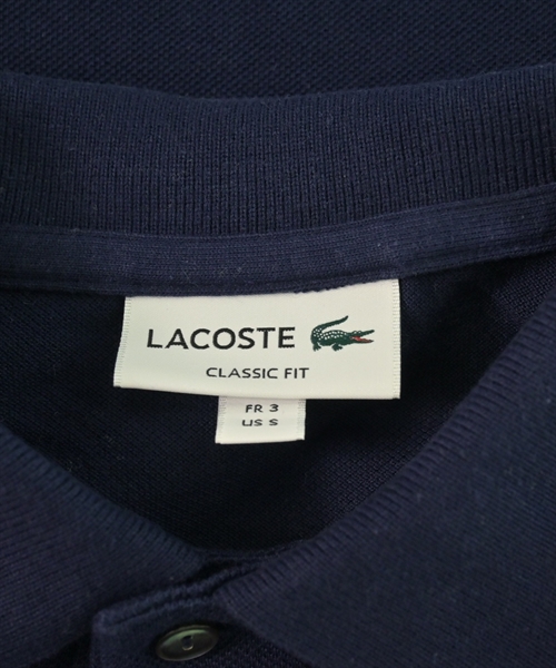 LACOSTE（ラコステ）ポロシャツ 紺 サイズ:3(M位) メンズ/2200610137471