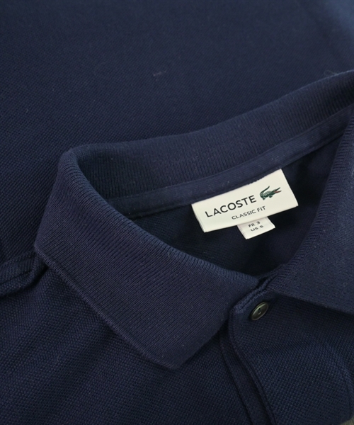 LACOSTE（ラコステ）ポロシャツ 紺 サイズ:3(M位) メンズ/2200610137471