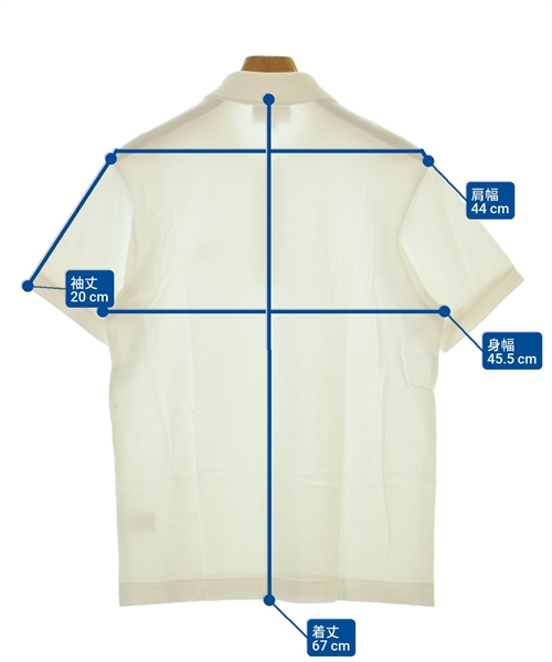 LACOSTE（ラコステ）ポロシャツ 白 サイズ:3(M位) メンズ/2200610137488