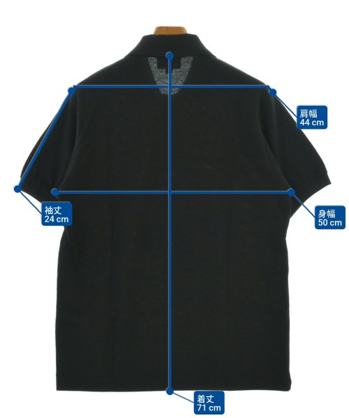 LACOSTE（ラコステ）ポロシャツ 黒 サイズ:M メンズ/2200612188198
