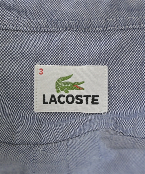 LACOSTE（ラコステ）カジュアルシャツ 青 サイズ:3(M位) メンズ/2200609771044