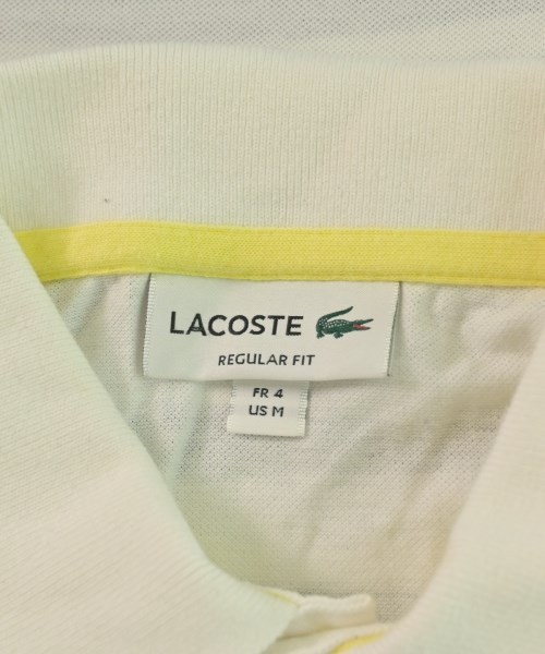 LACOSTE（ラコステ）ポロシャツ 白 サイズ:4(L位) メンズ/2200614778175