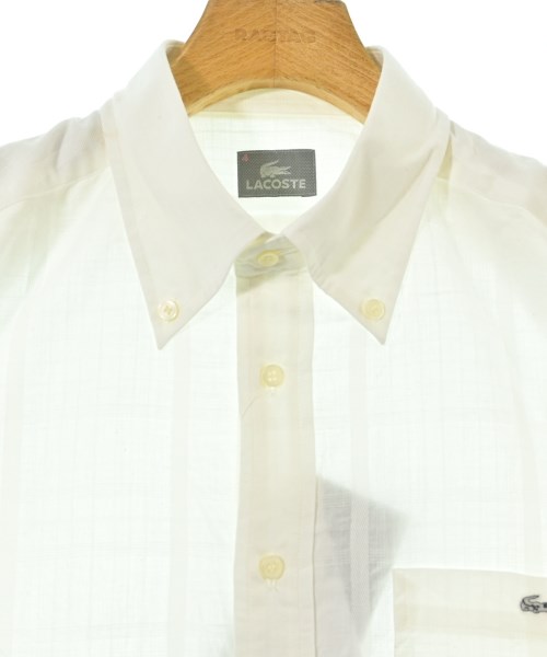 LACOSTE（ラコステ）カジュアルシャツ 白 サイズ:4(L位) メンズ/2200610638084