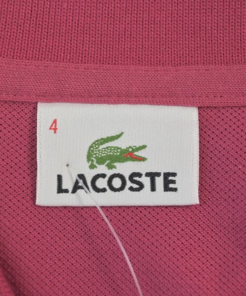 LACOSTE（ラコステ）ポロシャツ 赤 サイズ:4(L位) メンズ/2200610638091