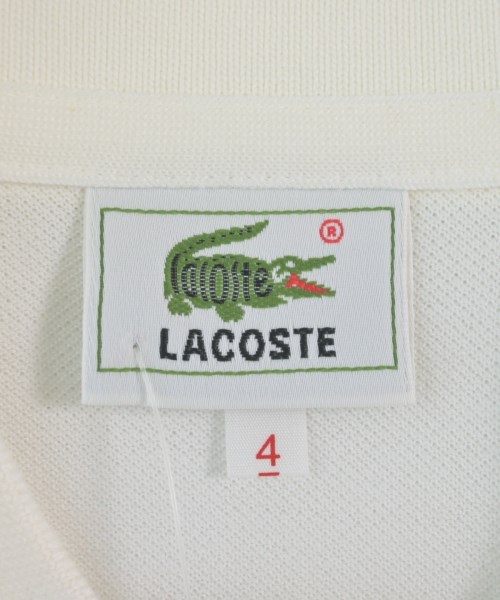 LACOSTE（ラコステ）ポロシャツ 白 サイズ:4(L位) メンズ/2200610638114