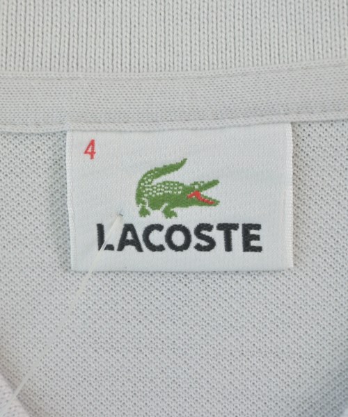 LACOSTE（ラコステ）ポロシャツ グレー サイズ:4(L位) メンズ/2200610638121