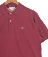 LACOSTE（ラコステ）ポロシャツ 赤 サイズ:4(L位) メンズ/2200610638138