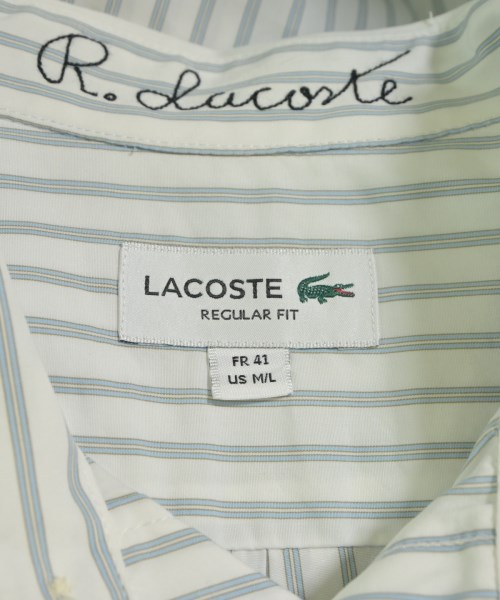 LACOSTE（ラコステ）カジュアルシャツ 白 サイズ:M/L メンズ/2200616575048