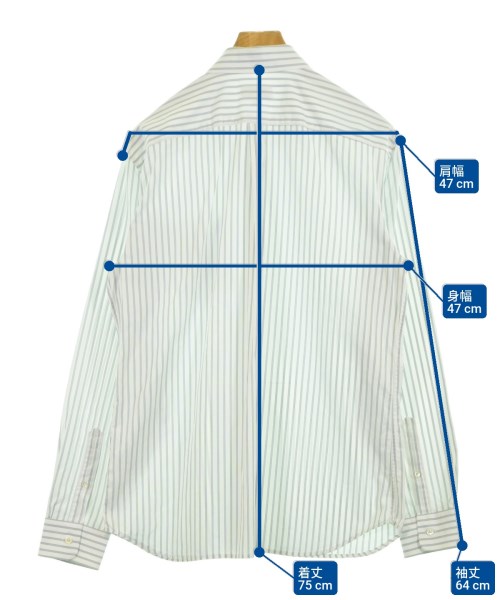 LACOSTE（ラコステ）カジュアルシャツ 白 サイズ:M/L メンズ/2200616575048