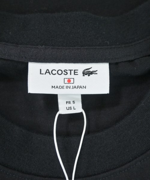 LACOSTE（ラコステ）Tシャツ・カットソー 黒 サイズ:5(XL位) メンズ/2200620307086