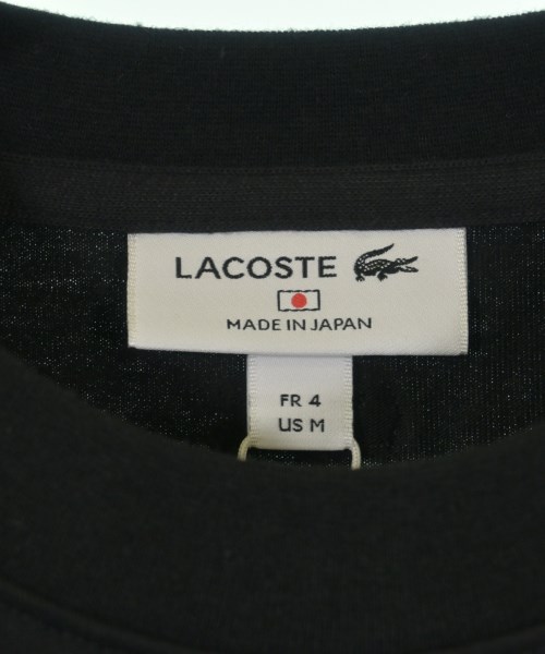 LACOSTE（ラコステ）Tシャツ・カットソー 黒 サイズ:4(L位) メンズ/2200620307093