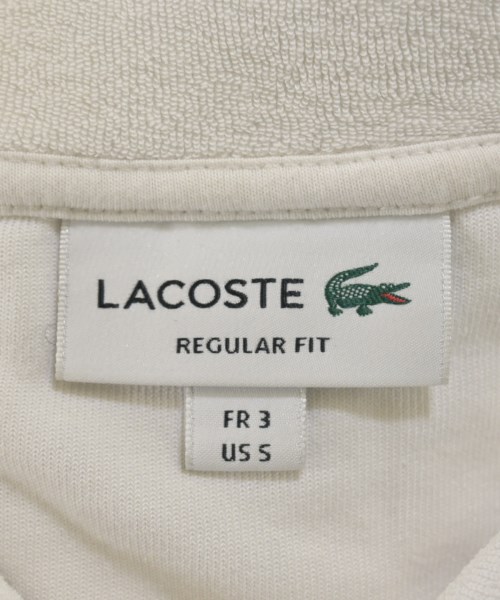 LACOSTE（ラコステ）ポロシャツ 白 サイズ:S メンズ/2200605300088