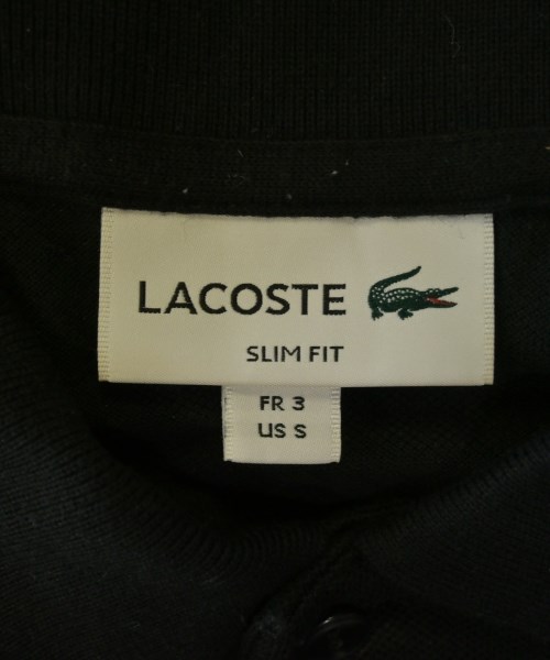 LACOSTE（ラコステ）ポロシャツ 黒 サイズ:S メンズ/2200606826099