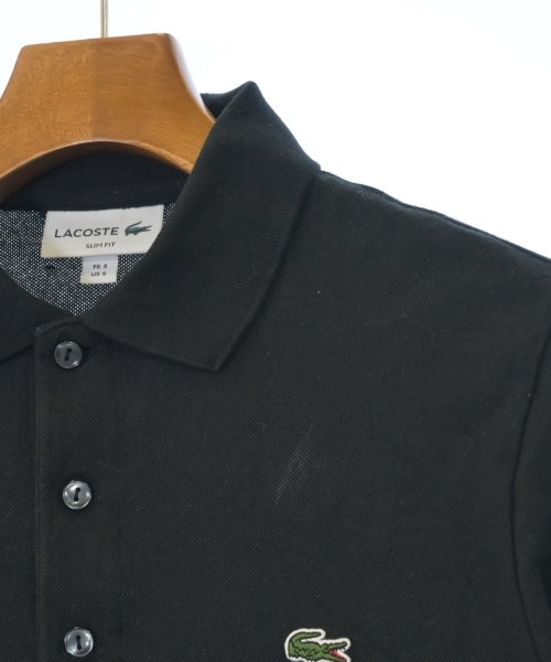 LACOSTE（ラコステ）ポロシャツ 黒 サイズ:S メンズ/2200606826099