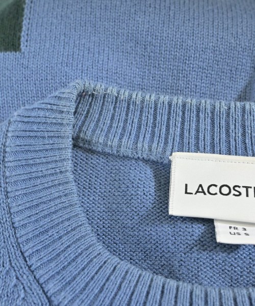 LACOSTE（ラコステ）ニット・セーター 青 サイズ:3(M位) メンズ/2200607485028