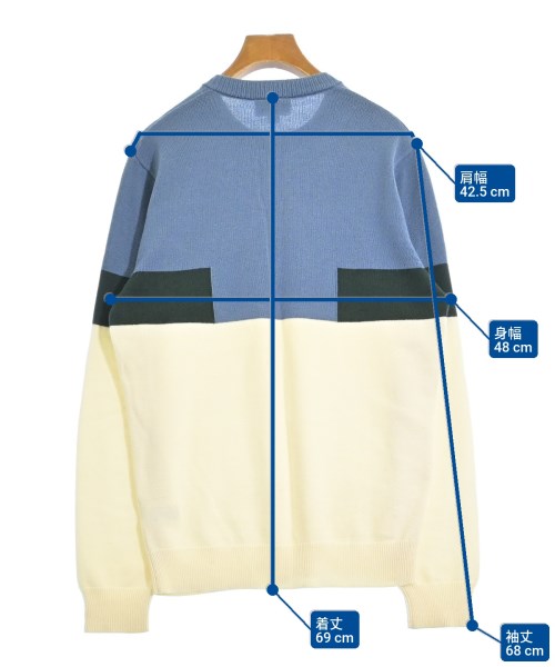 LACOSTE（ラコステ）ニット・セーター 青 サイズ:3(M位) メンズ/2200607485028