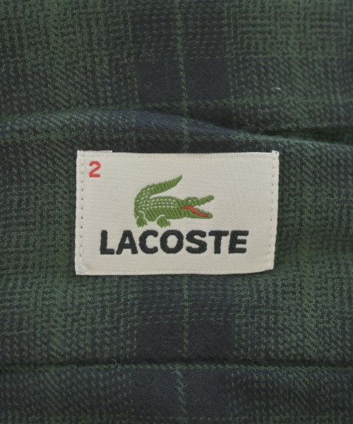 LACOSTE（ラコステ）カジュアルシャツ 緑 サイズ:2(S位) メンズ/2200667581029